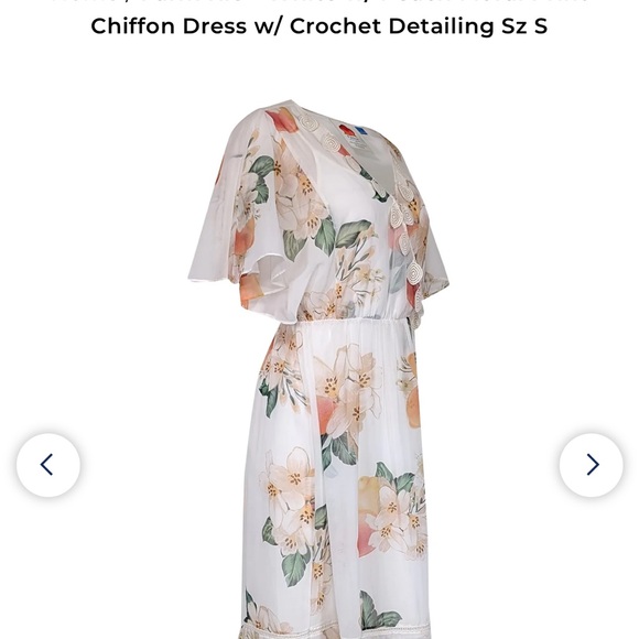 FARM Rio x Anthropologie Eloisa Boho Floral Flowy Cottagecore Midi Dress Size M - Picture 15 of 16